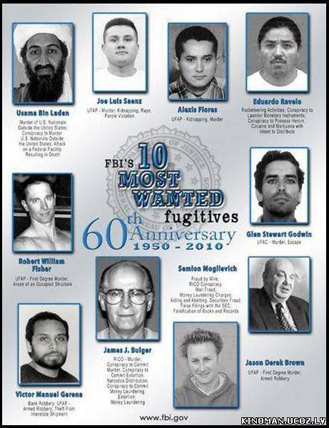 смотреть онлайн бесплатно в хорошем качестве 10 самых опасных преступников (2010) - Смотреть онлайн